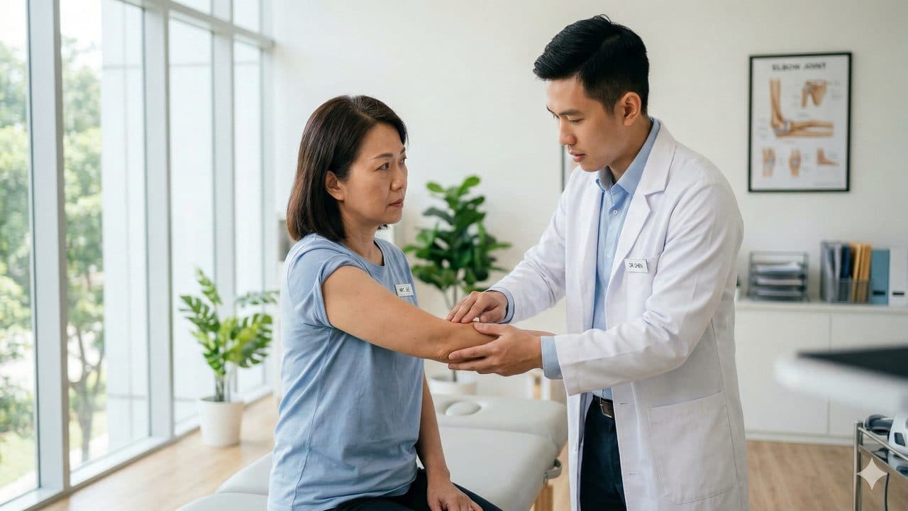 內上髁炎（Medial Epicondylitis）：保守治療、復健訓練與回場計劃